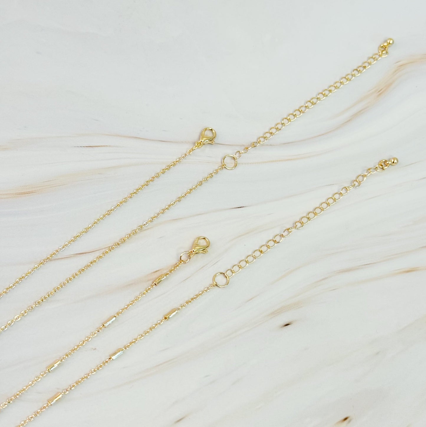 Pretty Chain Cross Necklace Set Of 2 by Ellisonyoung.com
