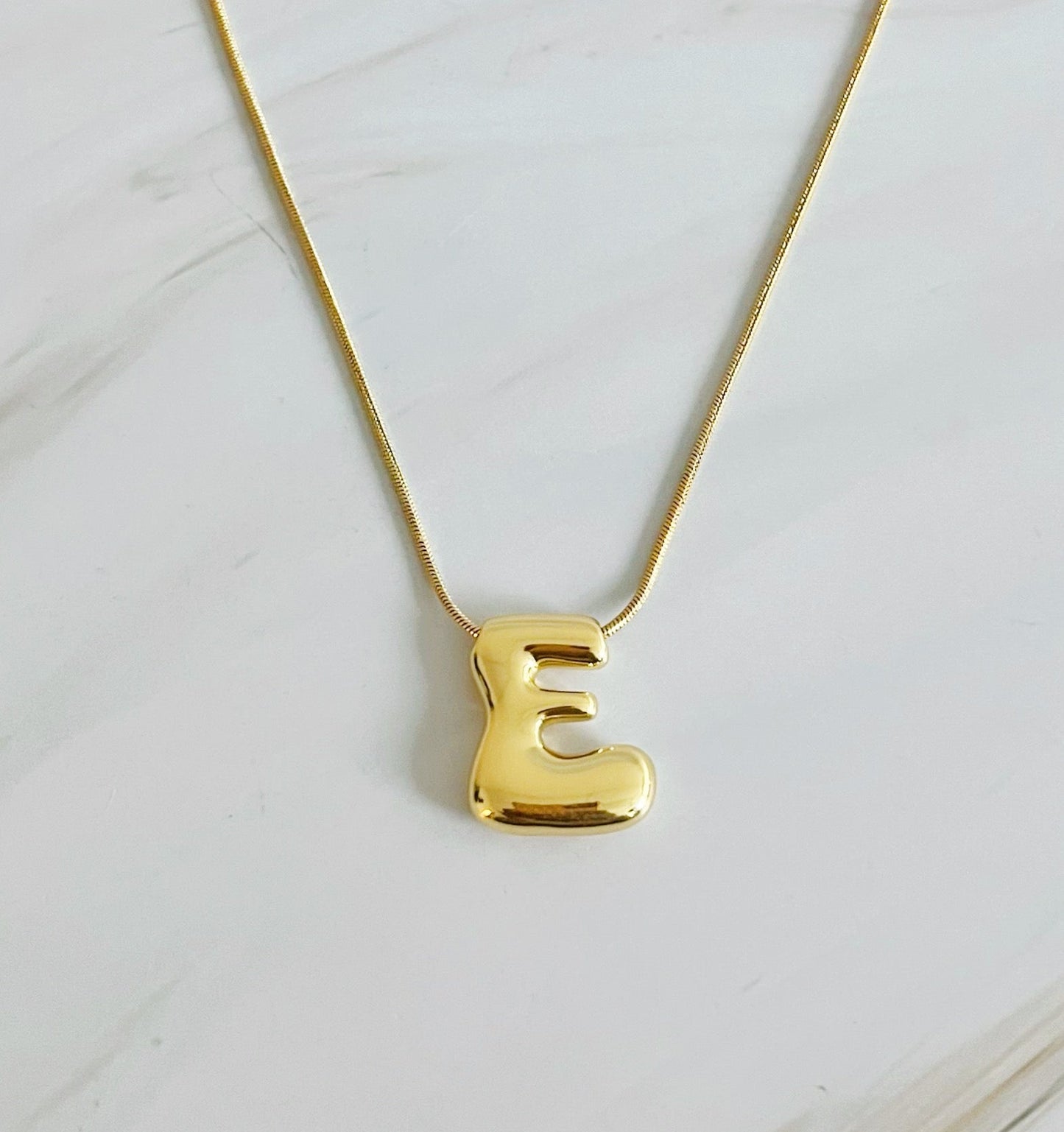 Balloon Letter Initial Necklace by Ellisonyoung.com