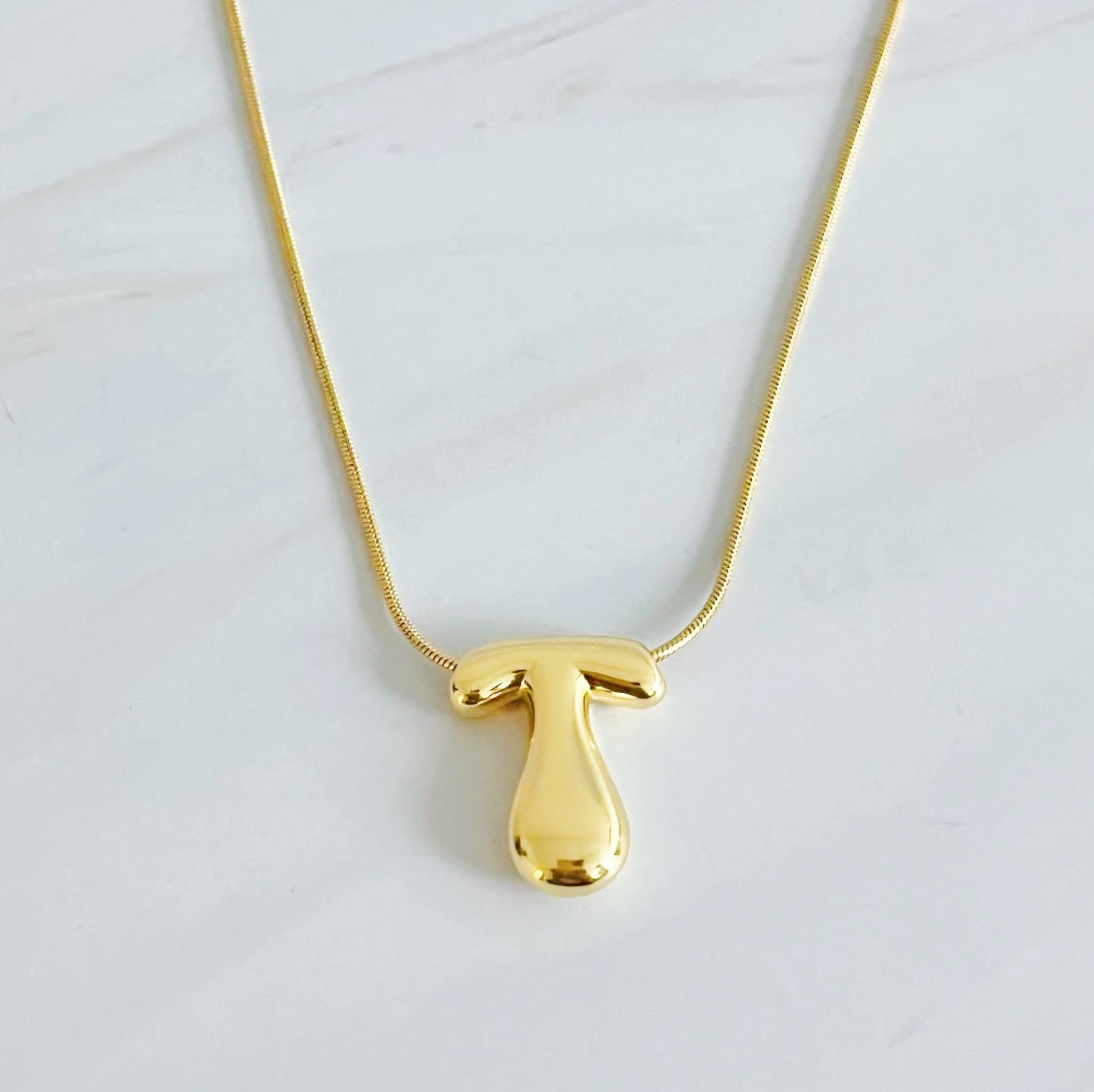 Balloon Letter Initial Necklace by Ellisonyoung.com