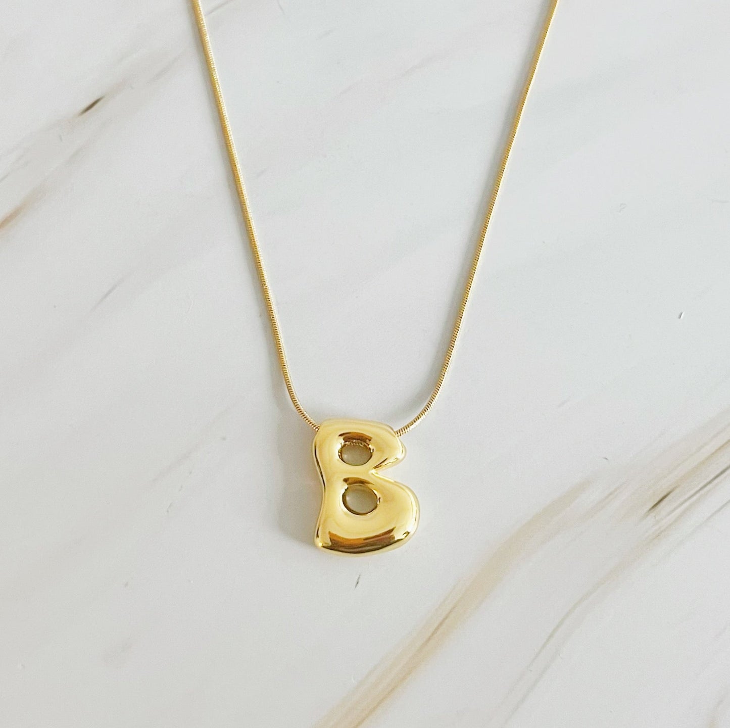 Balloon Letter Initial Necklace by Ellisonyoung.com