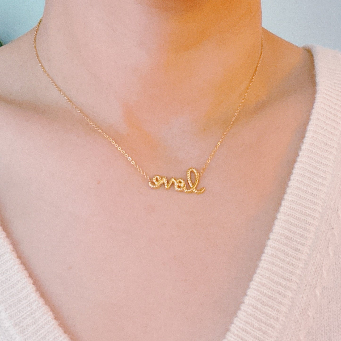 Lovely Love Necklace by Ellisonyoung.com