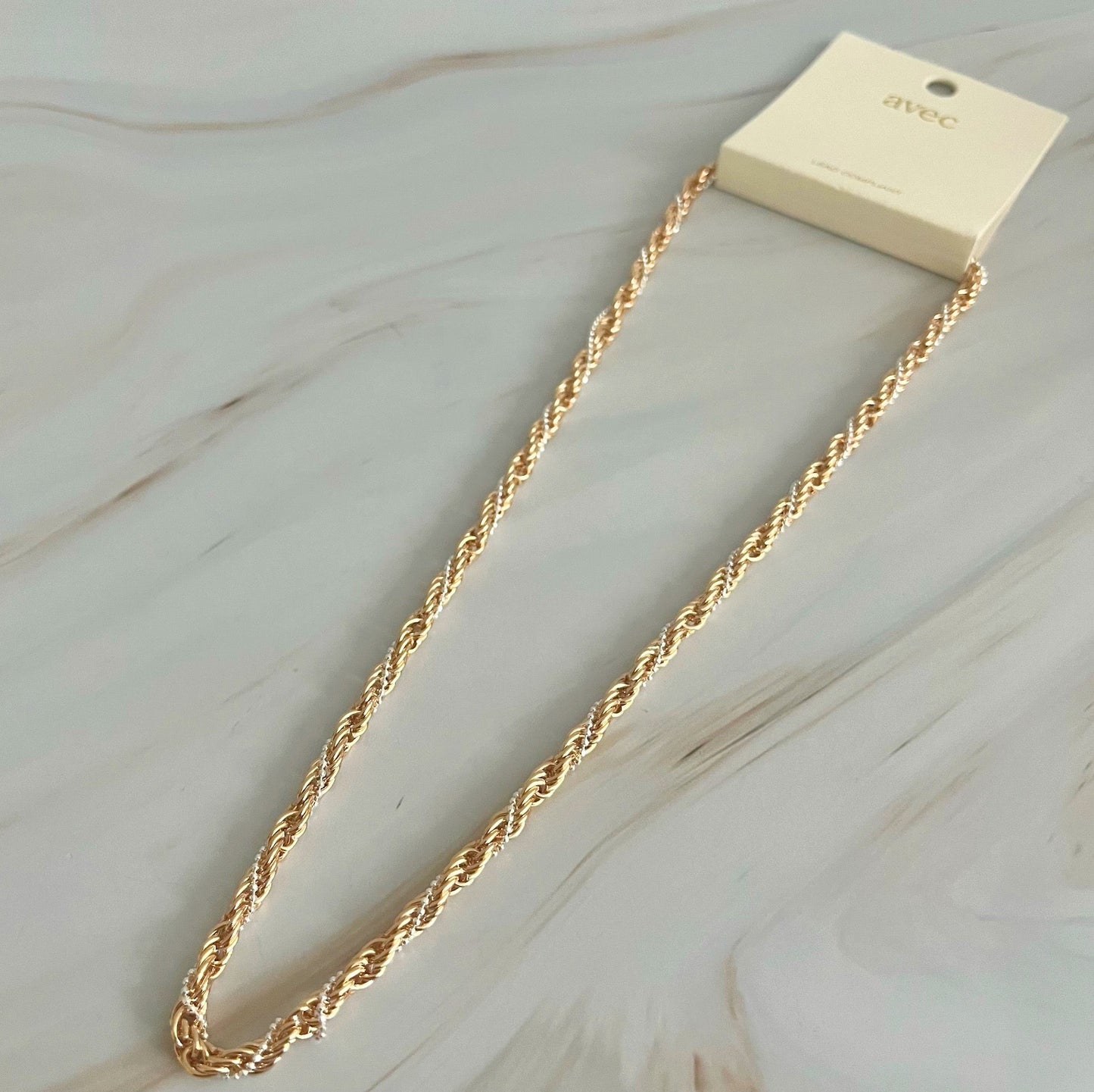 On Trend Rope Chain Necklace by Ellisonyoung.com