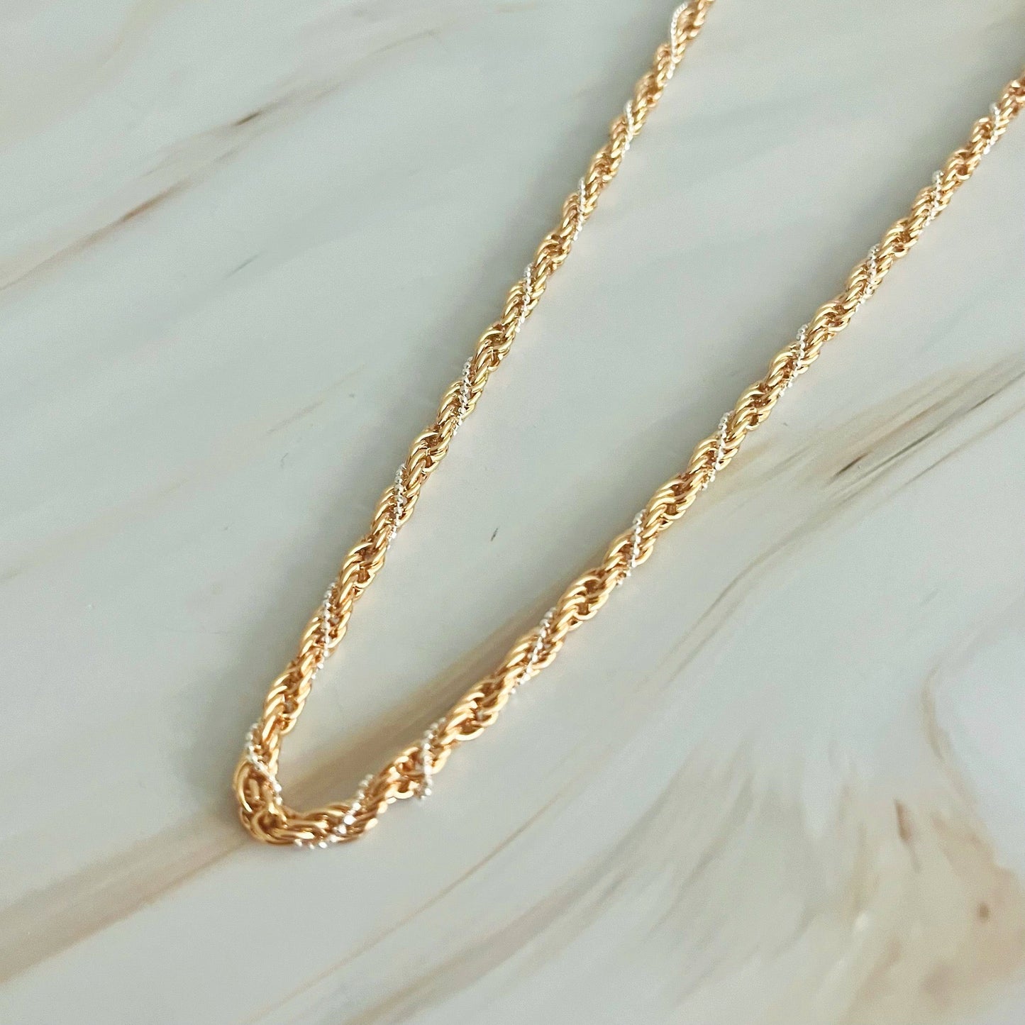 On Trend Rope Chain Necklace by Ellisonyoung.com