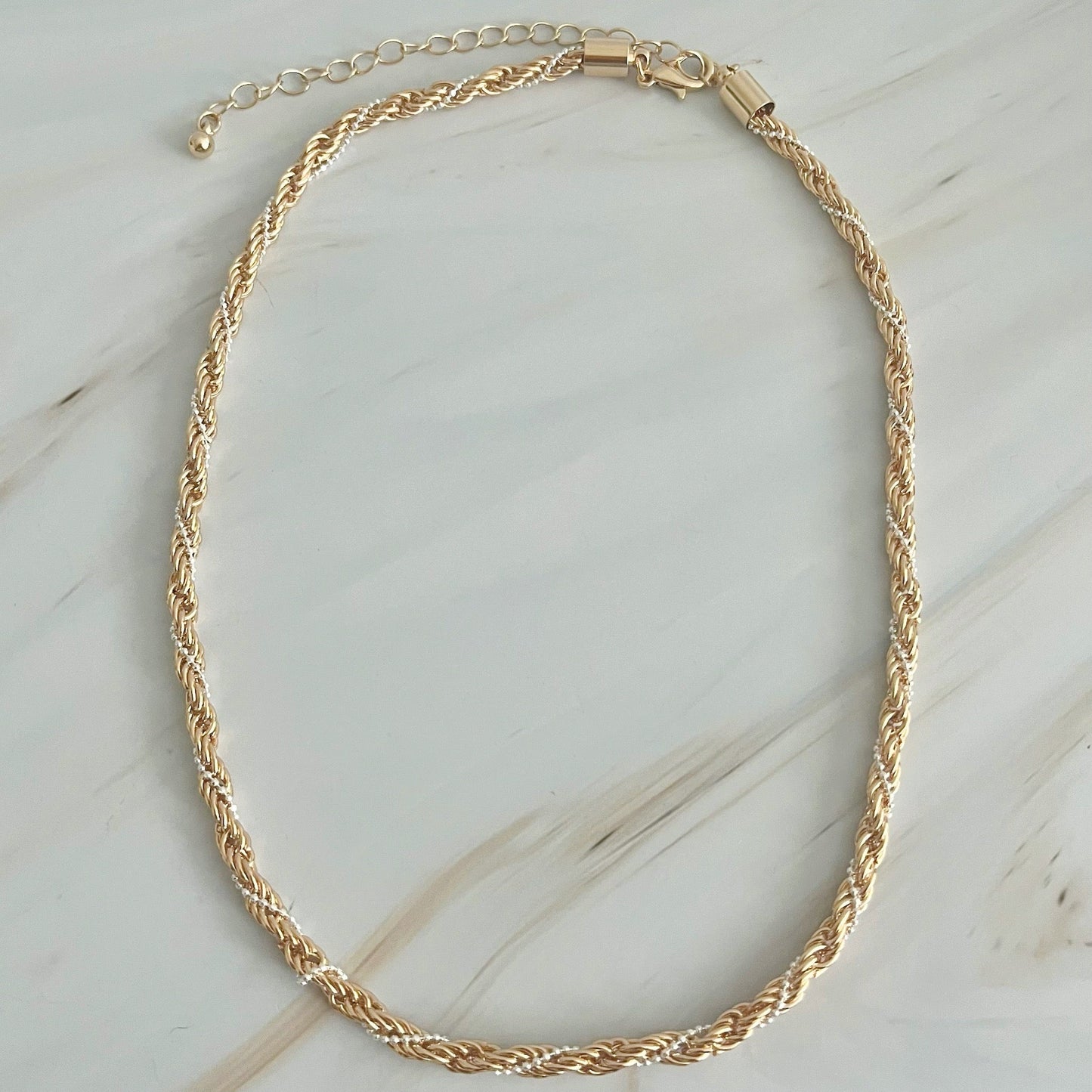 On Trend Rope Chain Necklace by Ellisonyoung.com