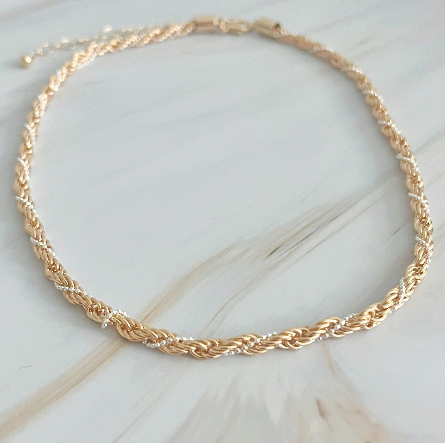 On Trend Rope Chain Necklace by Ellisonyoung.com