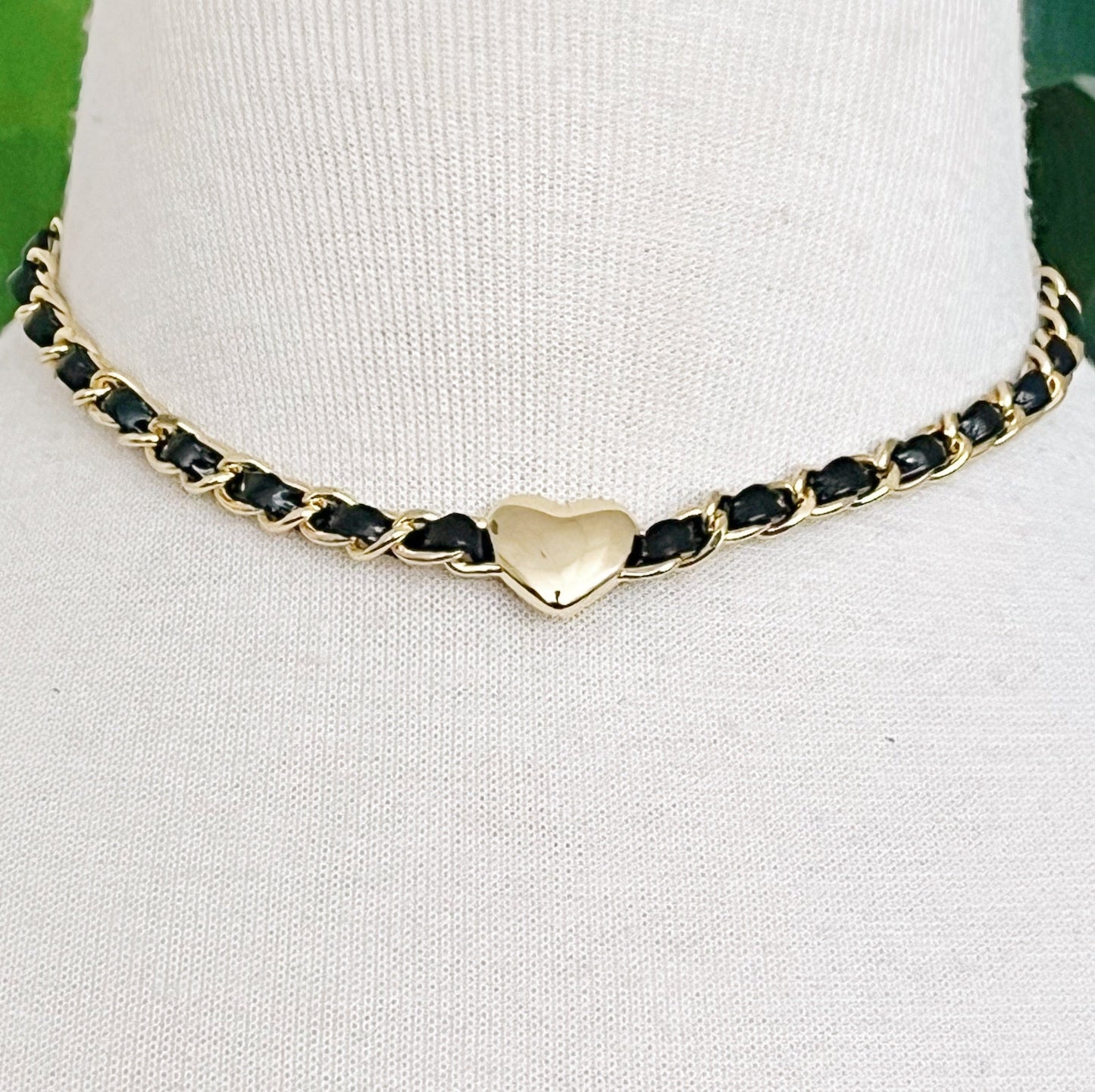 Edgy Heart Chain Choker Necklace by Ellisonyoung.com