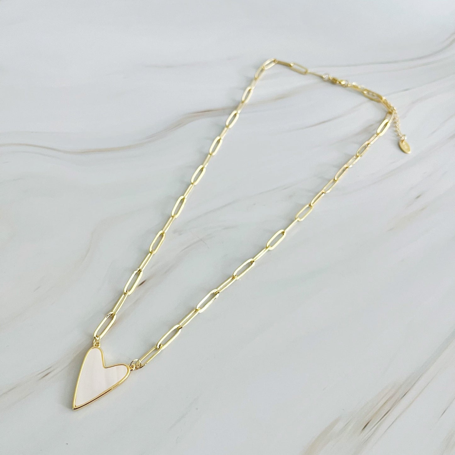 My Heart Link Chain Necklace by Ellisonyoung.com