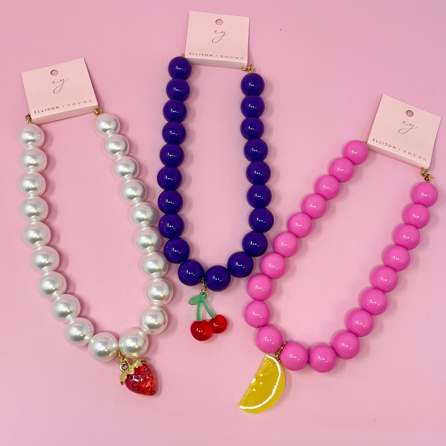 Color Bauble Sweet Fruit Lovely Necklace by Ellisonyoung.com