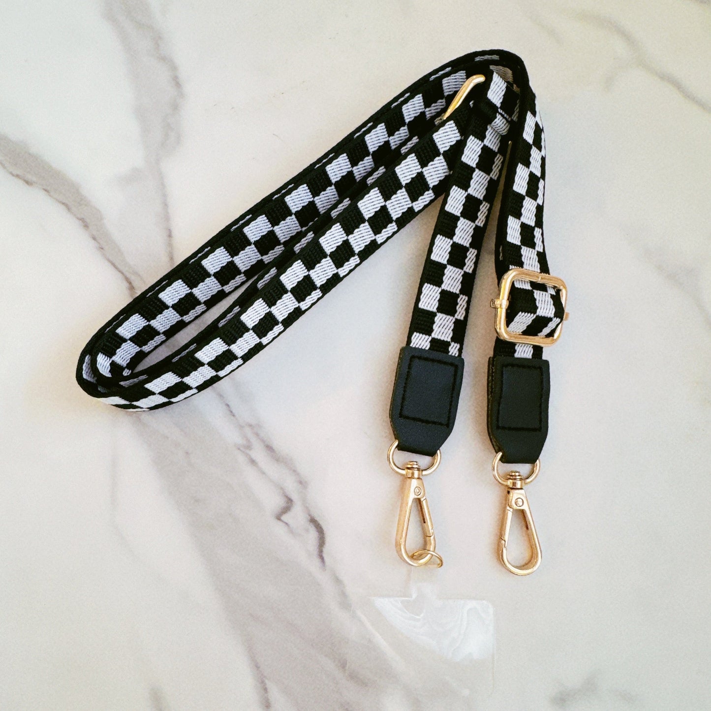 Checkered Crossbody Phone Lanyard by Ellisonyoung.com