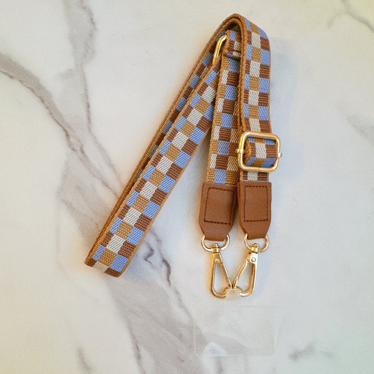 Checkered Crossbody Phone Lanyard by Ellisonyoung.com