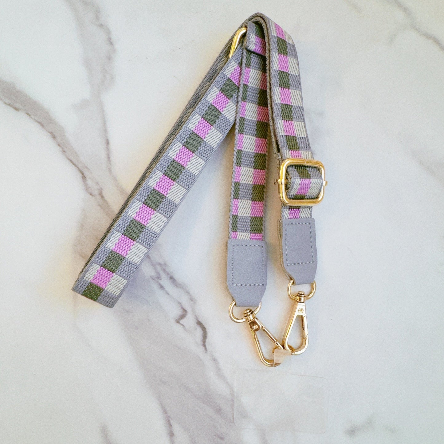 Checkered Crossbody Phone Lanyard by Ellisonyoung.com