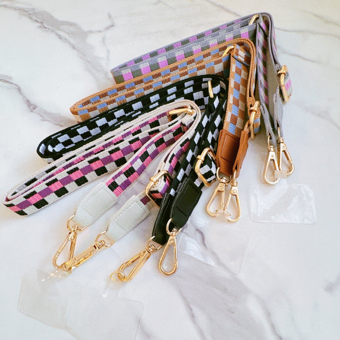 Checkered Crossbody Phone Lanyard by Ellisonyoung.com