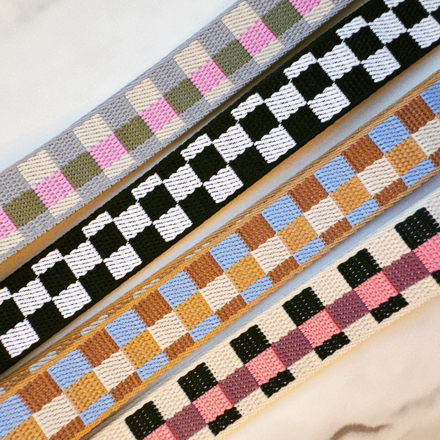 Checkered Crossbody Phone Lanyard by Ellisonyoung.com