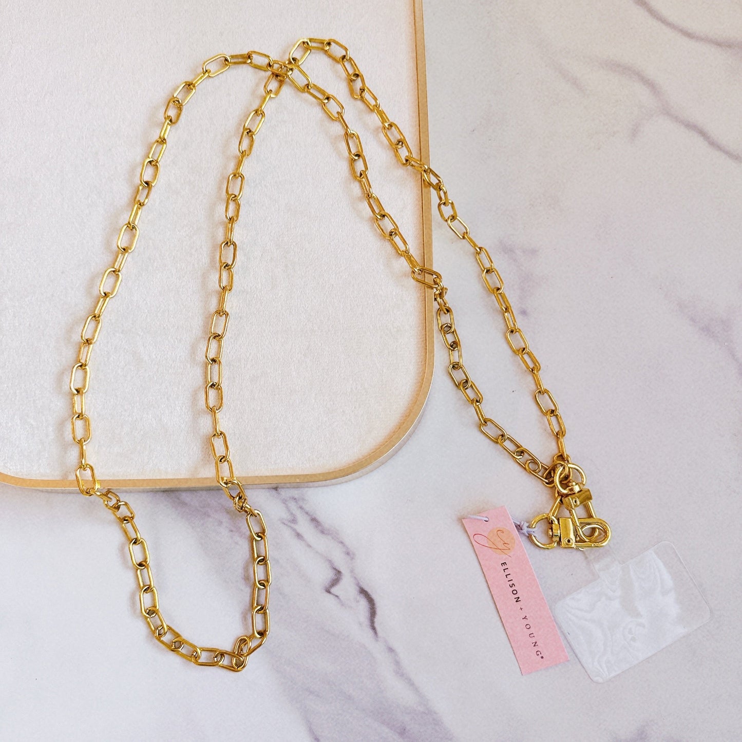 City Walker Crossbody Chain Phone Lanyard by Ellisonyoung.com