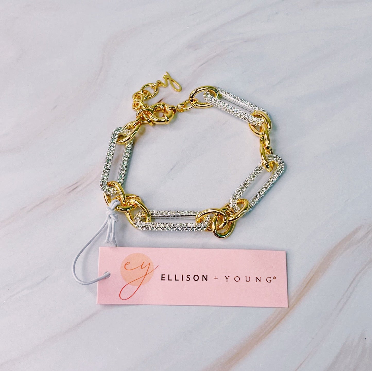 Chic And Glam Chain Bracelet by Ellisonyoung.com