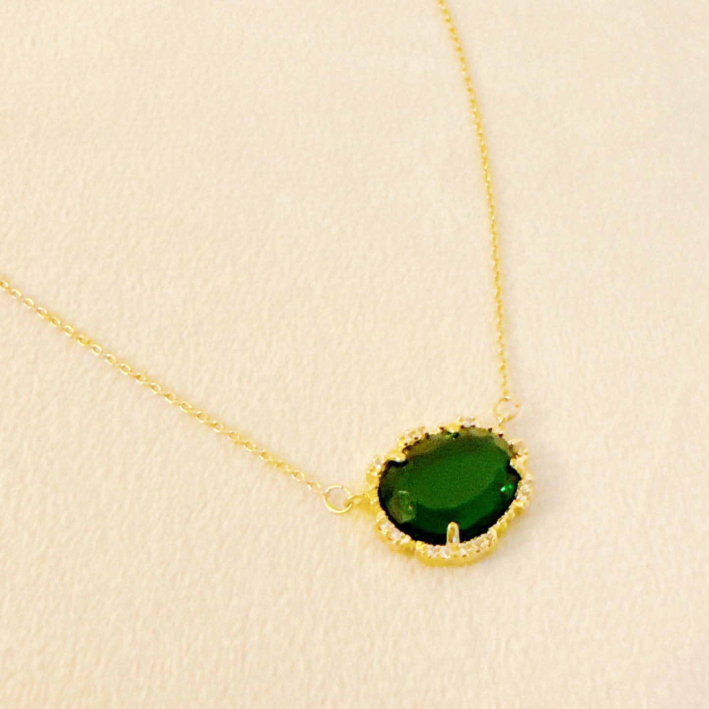 Clustered Glass Jewel Necklace by Ellisonyoung.com
