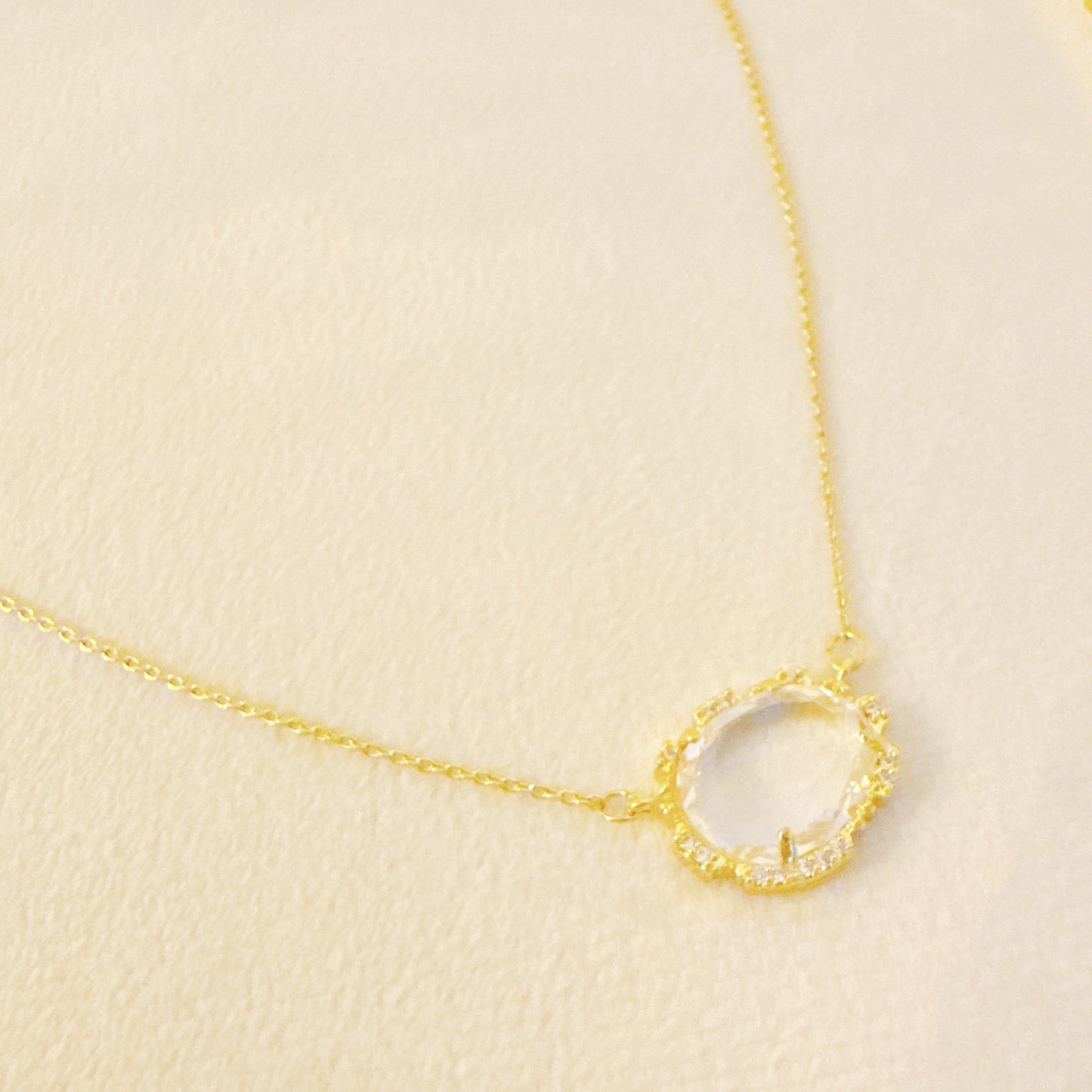 Clustered Glass Jewel Necklace by Ellisonyoung.com