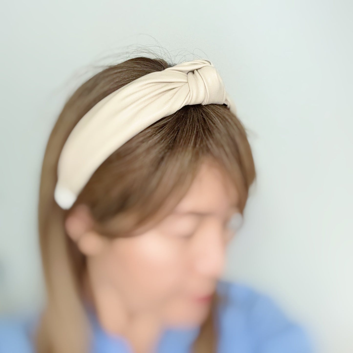 Leather Better Knotted Headband by Ellisonyoung.com