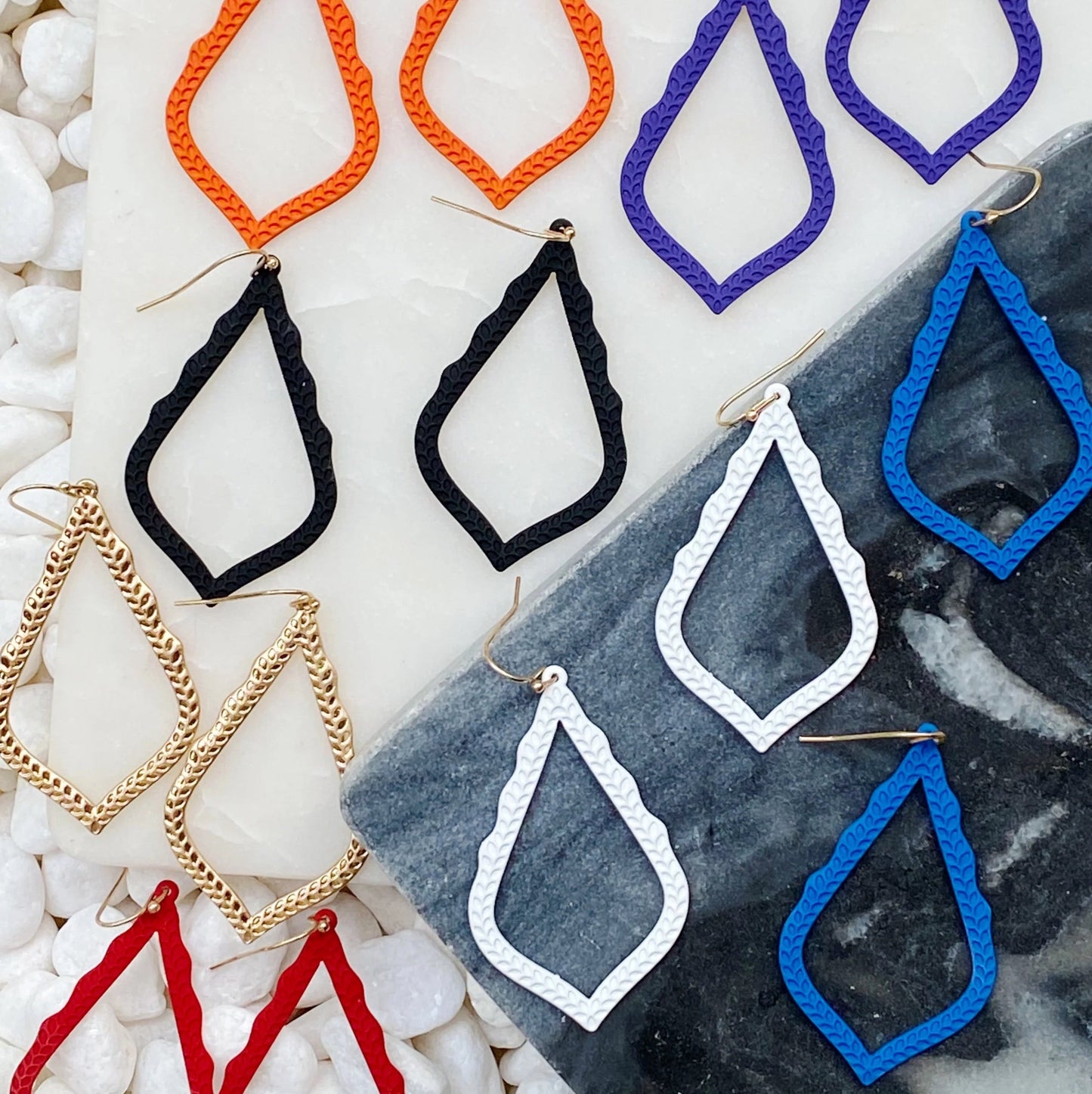 True To The Game Earrings by Ellisonyoung.com