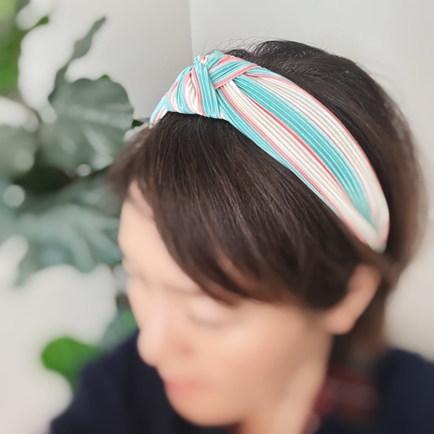 Color Pleats Headband by Ellisonyoung.com