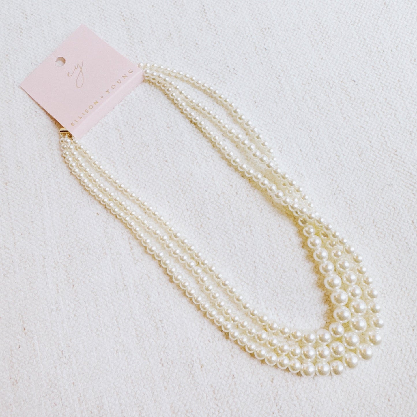 Perfect Pearl Strands Necklace by Ellisonyoung.com