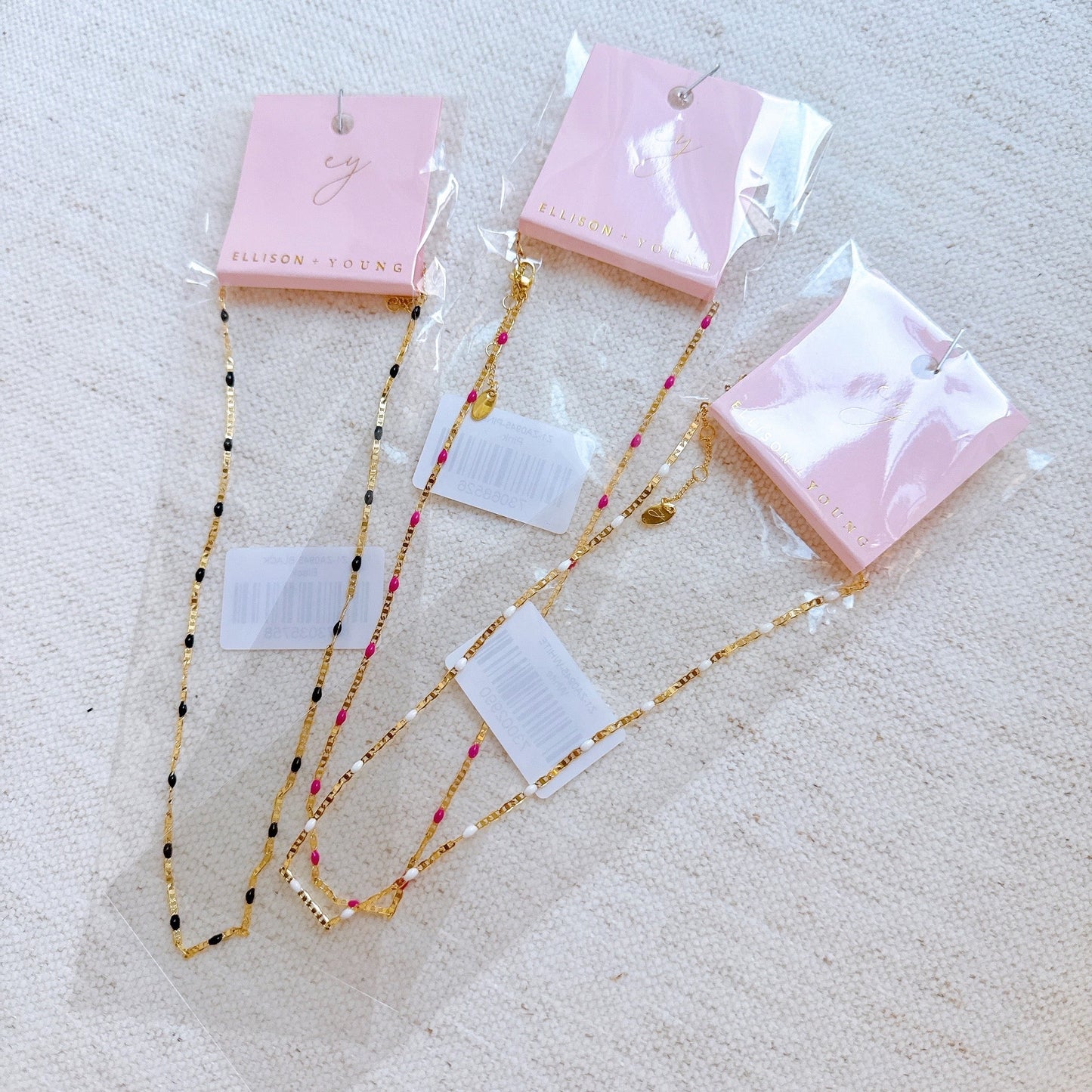 Color Pop Enamel Chain Necklace by Ellisonyoung.com
