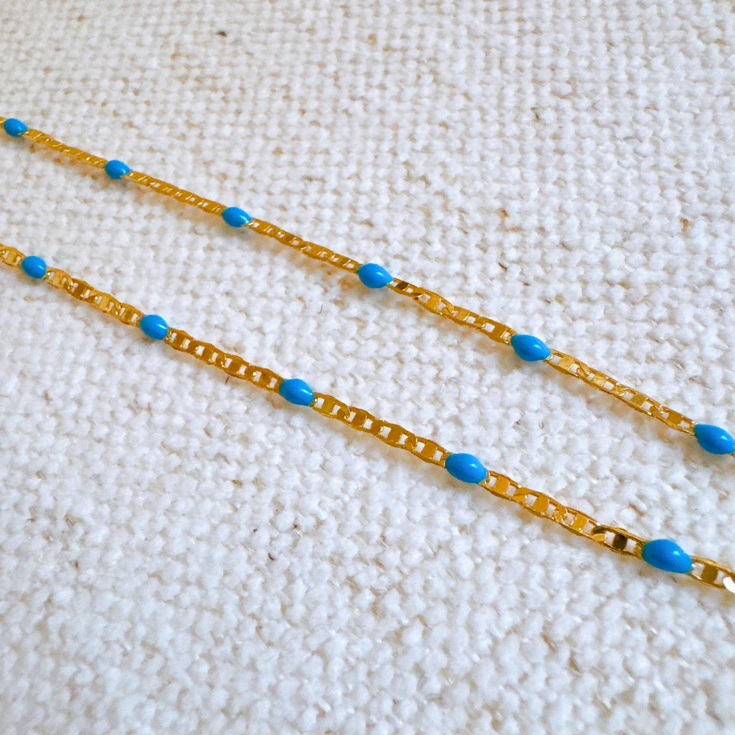 Color Pop Enamel Chain Necklace by Ellisonyoung.com