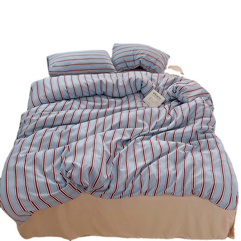 Ins Modern Minimalist Duvet Cover Three or Four Piece Suit