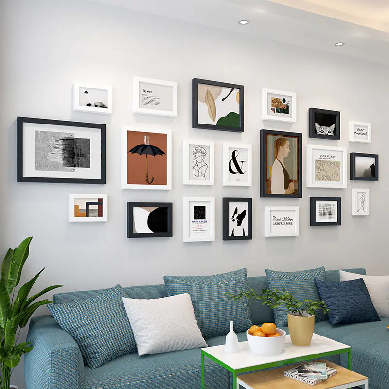 Nordic Style Wooden Photo Frame Wall Decor for Home