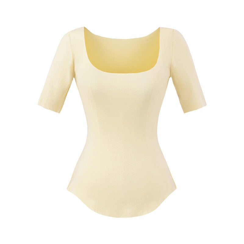 Women's SpringSummer New Half Sleeve Bottoming Top