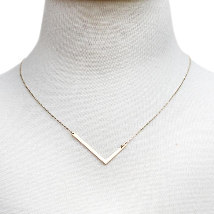 Gold initial necklace for women, Letter L necklace, initial pendant, personalized necklaces from Online Jewelry Boutique Ellison + Young