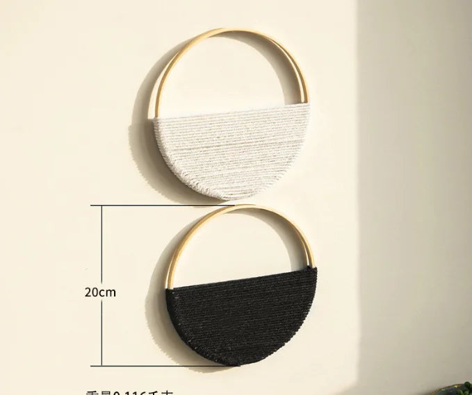 Bohemian Double Circle Wall Handmade Decor
