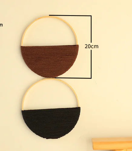 Bohemian Double Circle Wall Handmade Decor