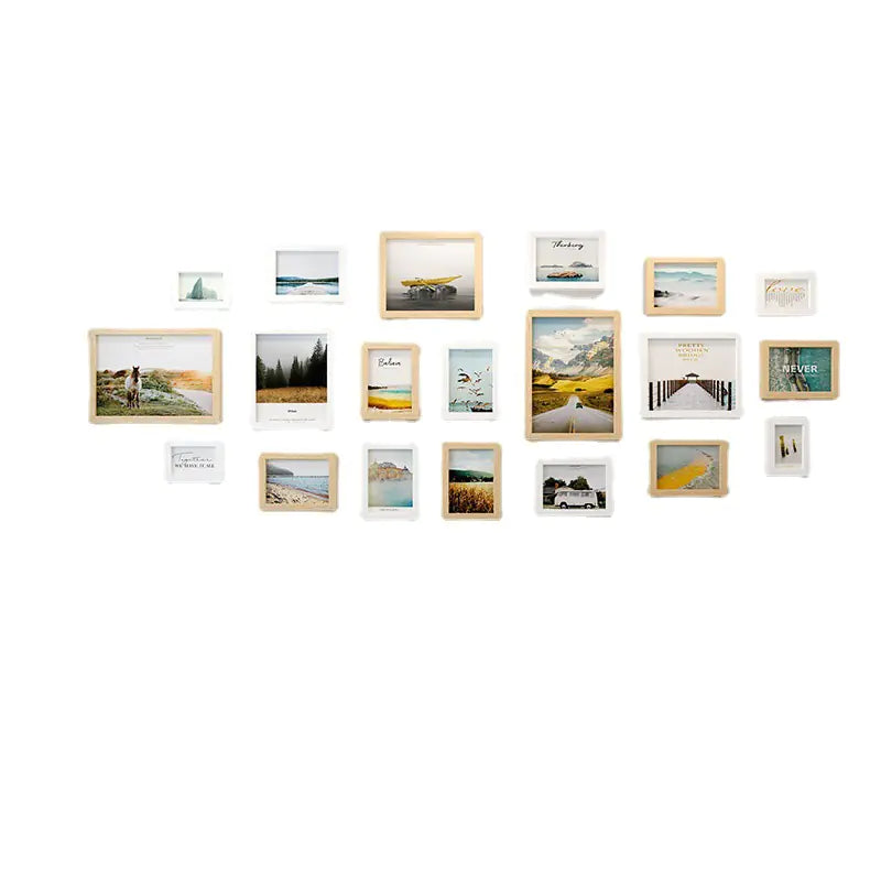Nordic Style Wooden Photo Frame Wall Decor for Home