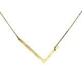 Gold initial necklace for women, Letter L necklace, initial pendant, personalized necklaces from Online Jewelry Boutique Ellison + Young
