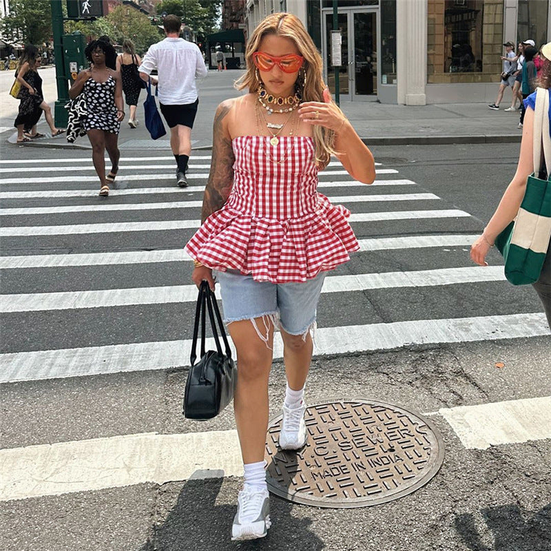 Off-the-shoulder Dress Swing Top For Women