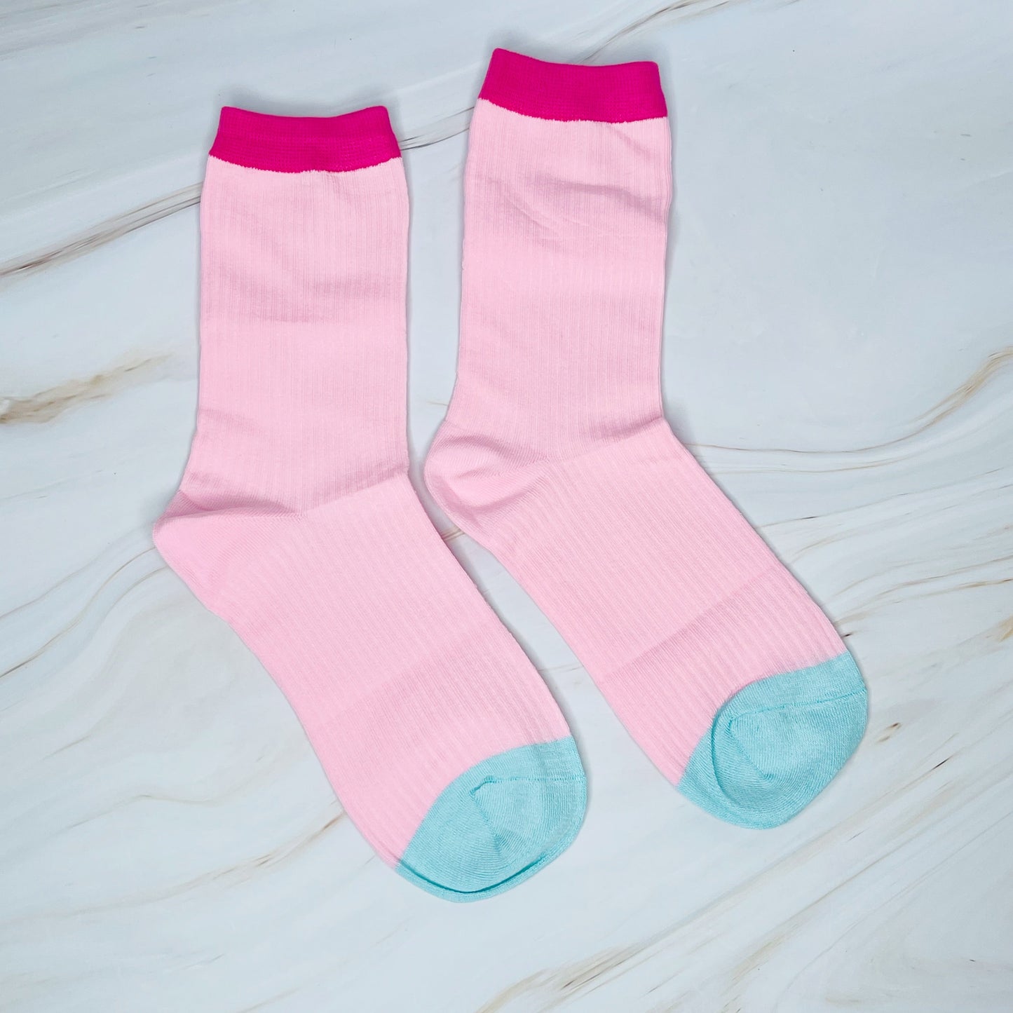 Color Block Socks Set Of 2 by Ellisonyoung.com