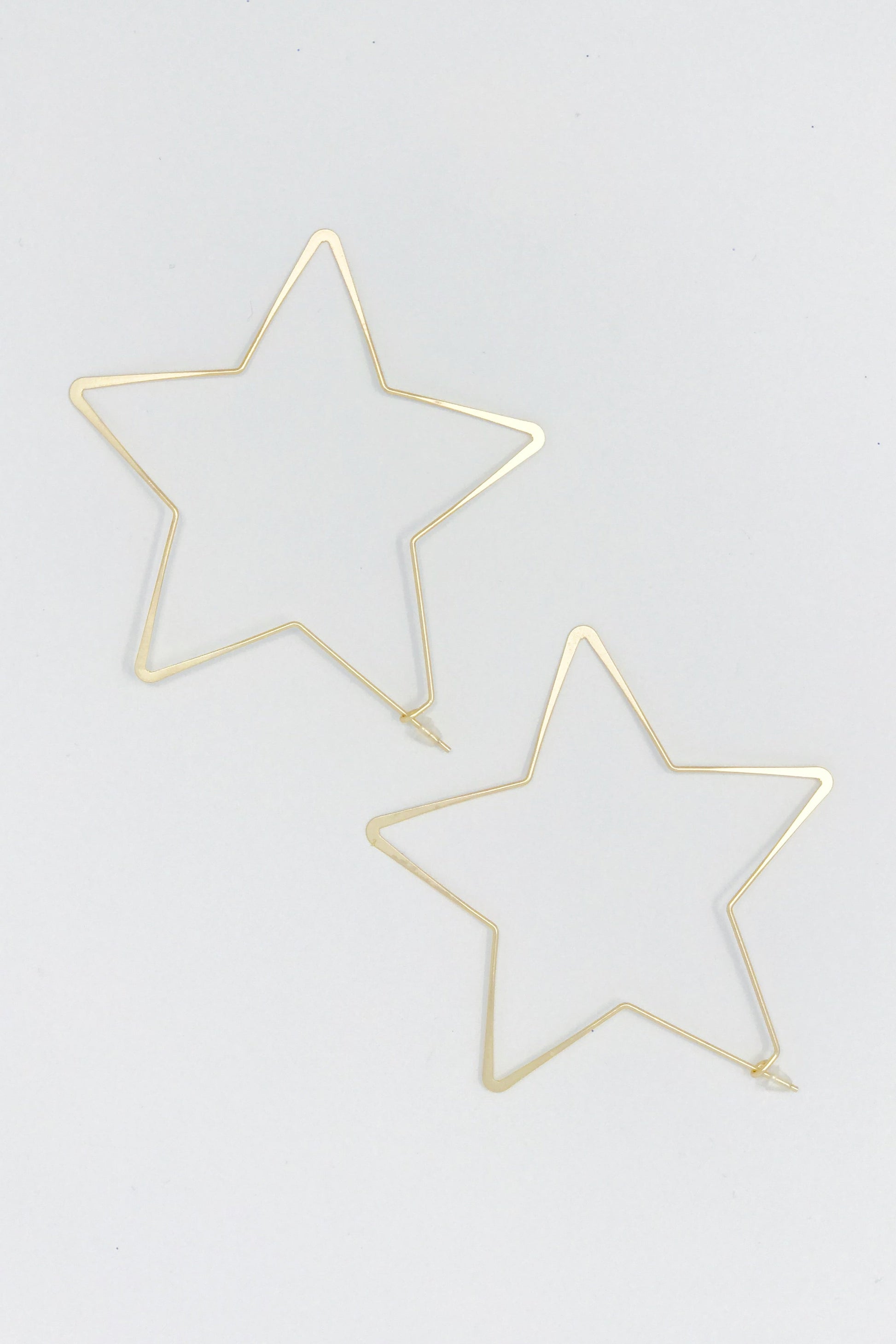 Large star earrings from online Jewelry Boutique Ellison + Young