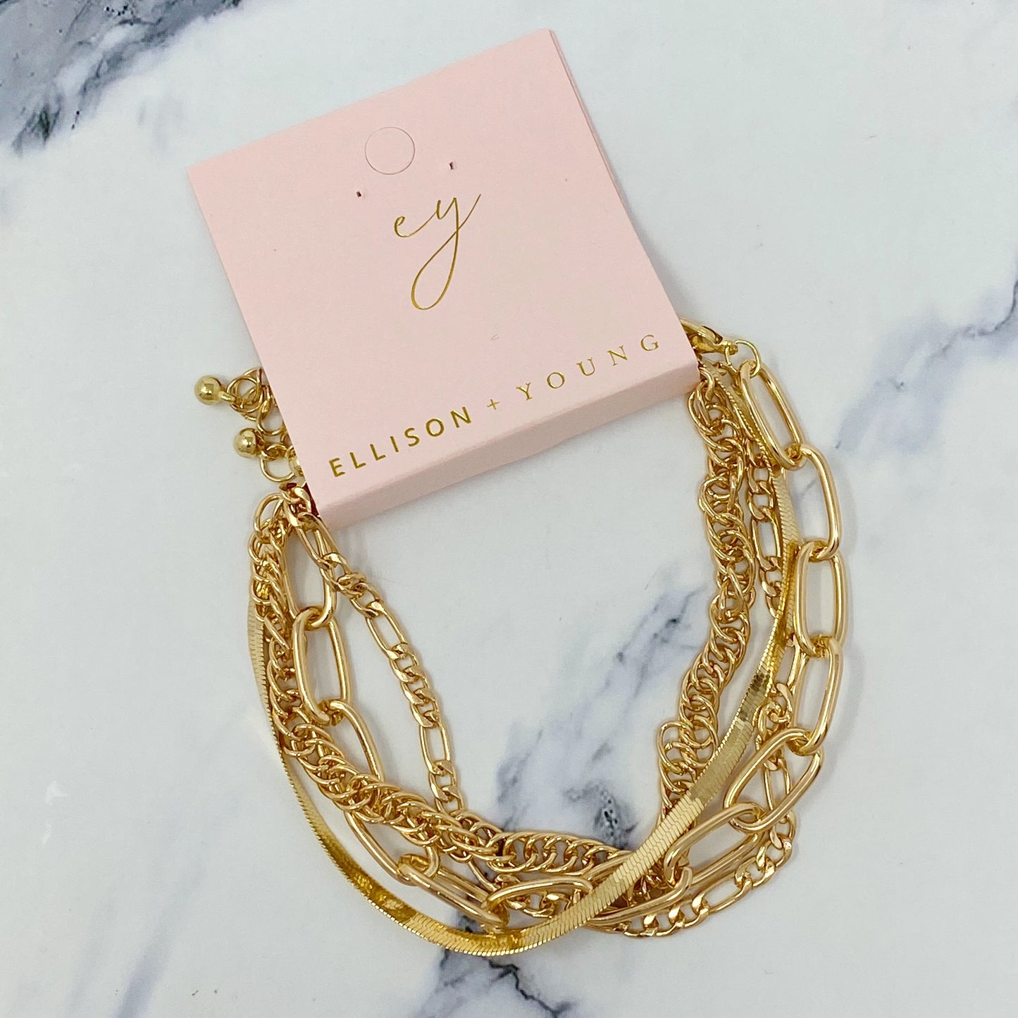 Chain Anklet Set by Ellisonyoung.com