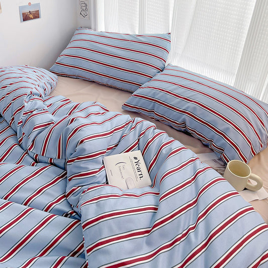 Ins Modern Minimalist Duvet Cover Three or Four Piece Suit