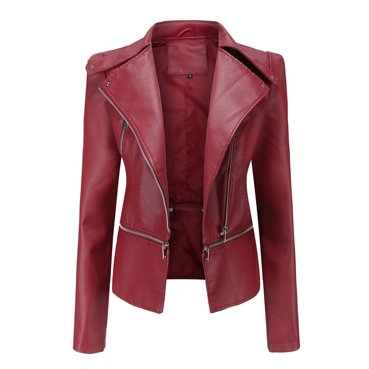 Faux Women's Leather Jacket