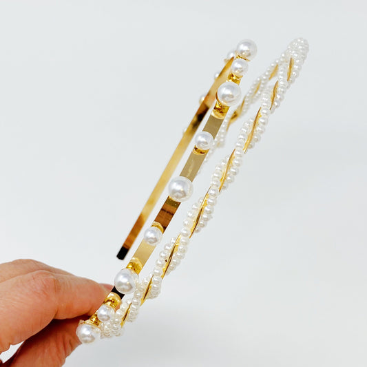 Precious Pearl Headband Set Of 2 by Ellisonyoung.com