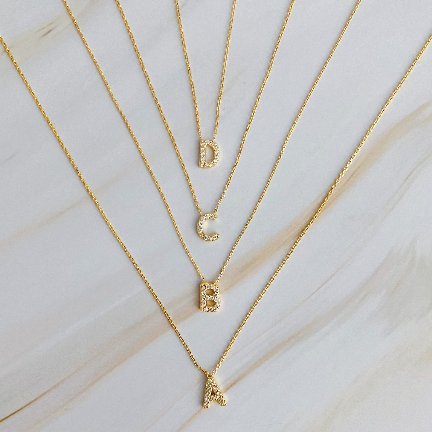 Understated Beauty Initial Necklace by Ellisonyoung.com