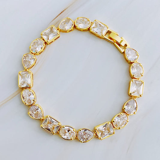 Sparkling In Shapes Bracelet by Ellisonyoung.com