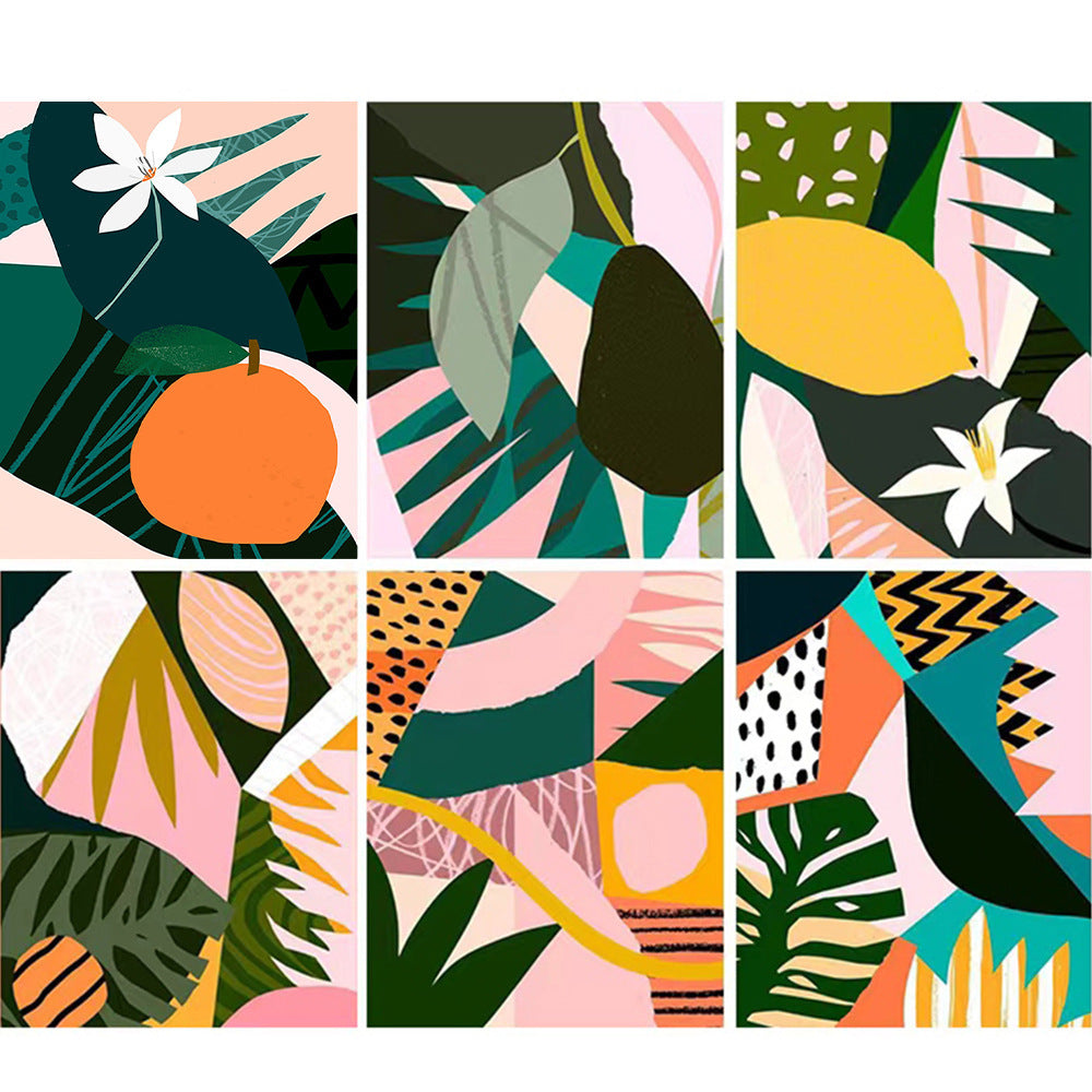Plants Painting By Numbers Home Decor Picture Paint Number