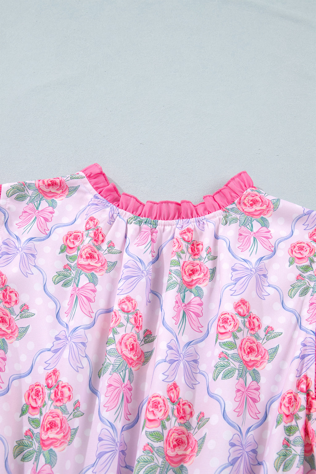 Purple Tiered Ruffles Sleeveless Summer Floral Dress