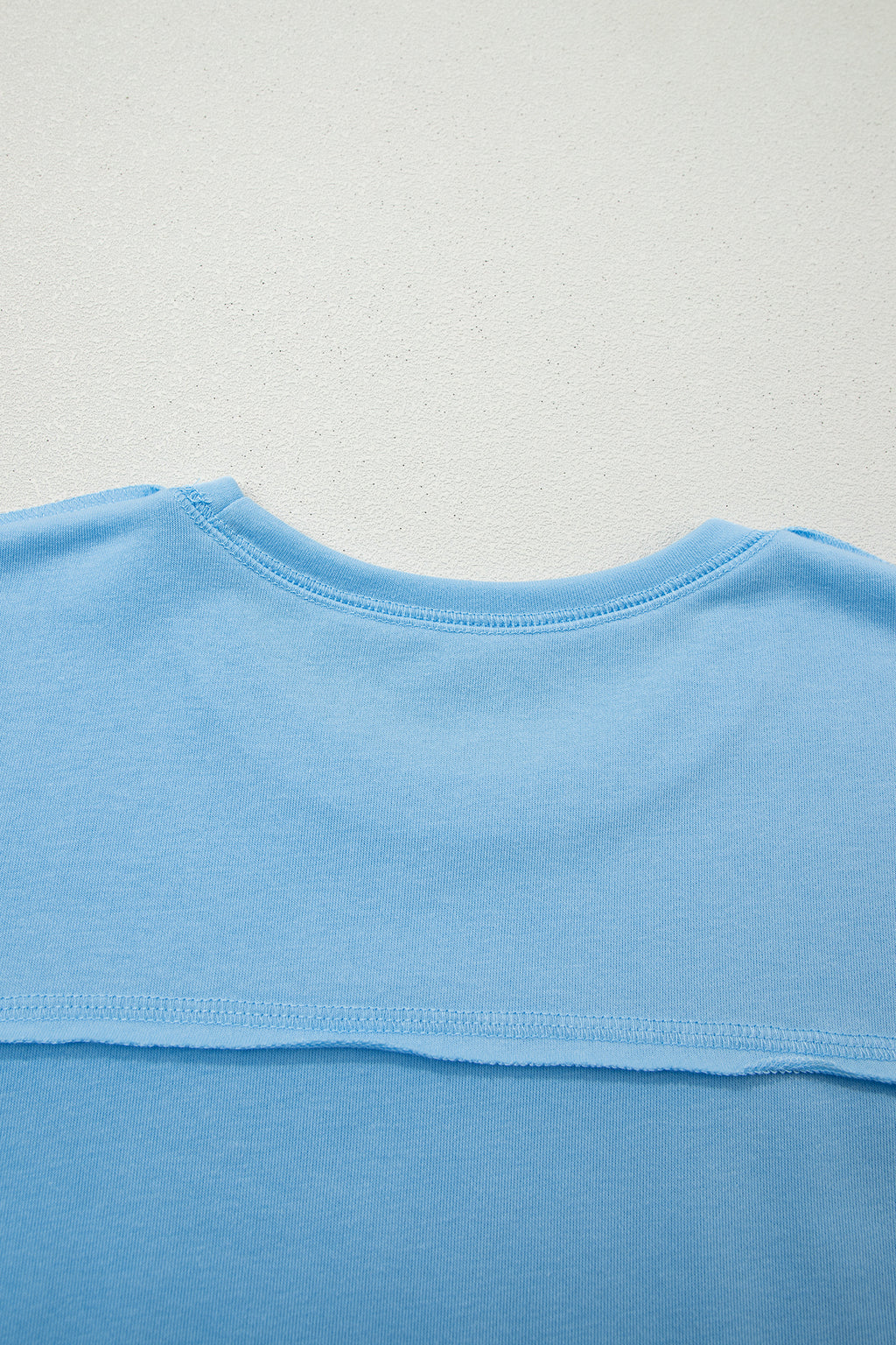 Sky Blue Drop Shoulder Boxy Tee and Barrel Pants Set