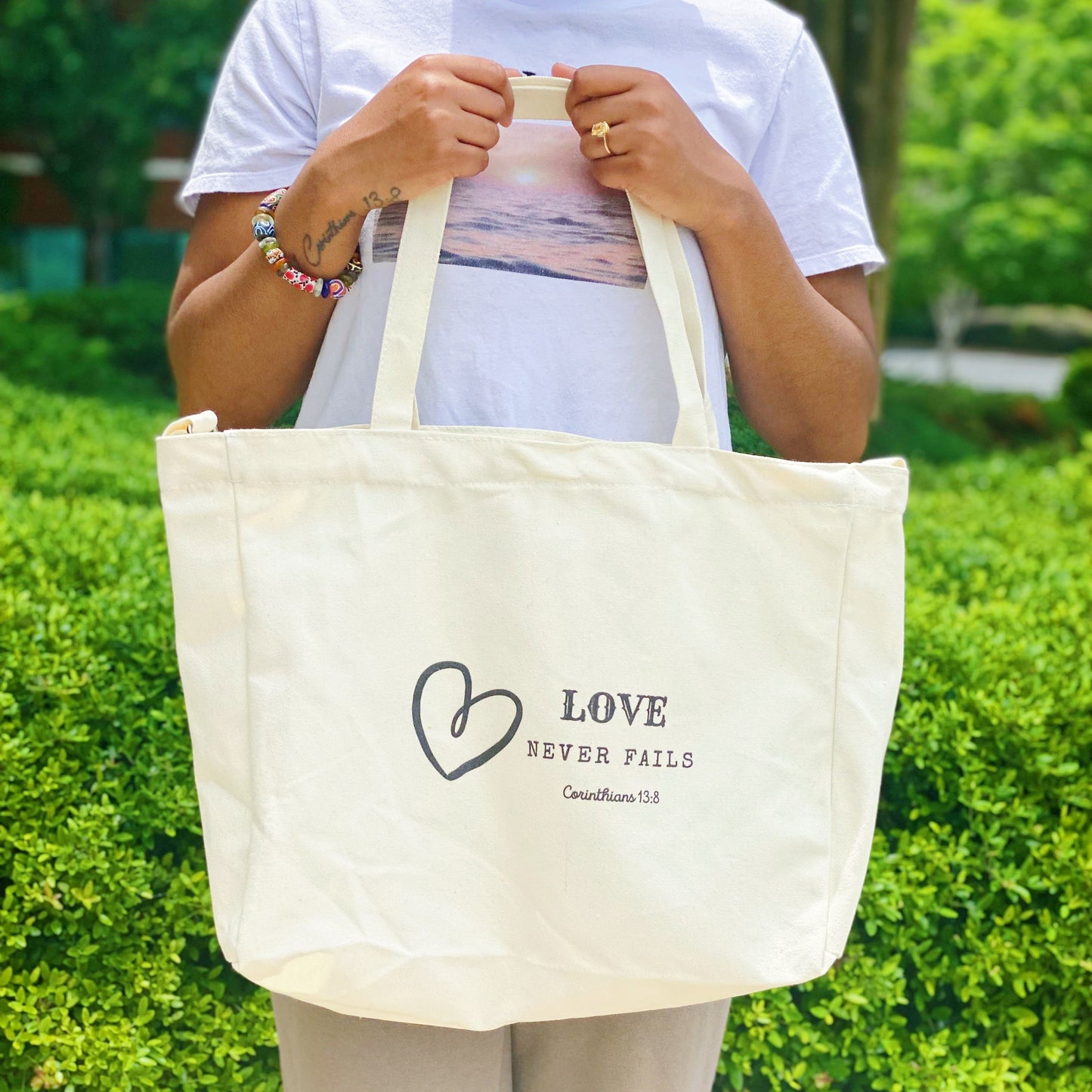 Brighten Your Day Canvas Tote by Ellisonyoung.com