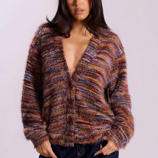 Long Sleeved Knitted Sweater For Women
