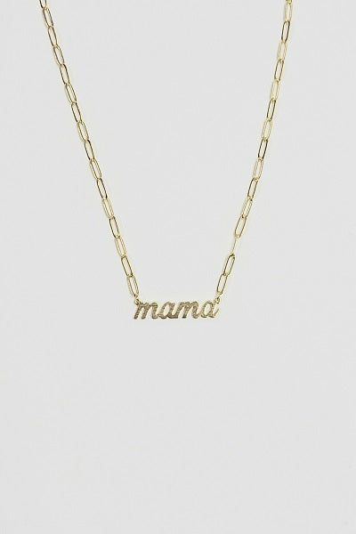 Mama Link Chain Necklace by Ellisonyoung.com
